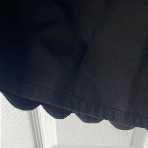 J. Crew Factory Black Smocked Waist Mini Skirt for Work, size 00. - Picture 5 of 10